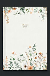 adBook Grace Agendă zilnică B5 2027 17x25cm
