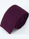 Aristoteli Bitsiani Herren-Seidenkrawatte, Gestrickt, Gemustert, in Rot