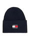 Flag Kids Knitted Blue Beanie
