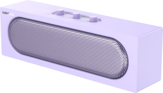 Miniso Life Is for Fun Purple Bluetooth Speaker