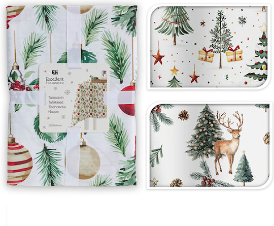 Zaros Christmas Tablecloth 220x145cm