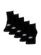 4F 4F Sports Socks Black 5 Pairs