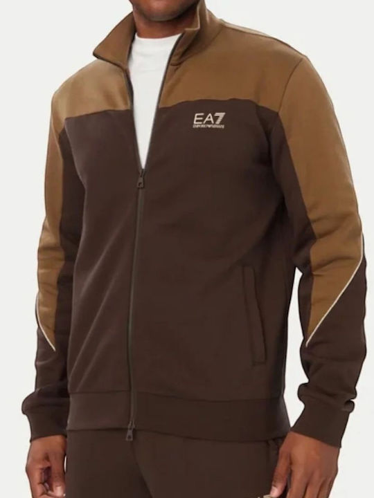 Emporio Armani Суитшърт Кафяв Emporio Armani Суитшърт Кафяв