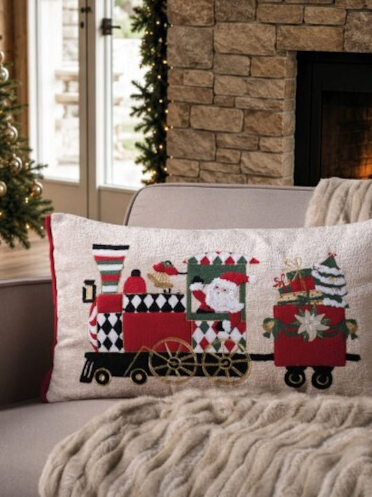 Teoran Perna Decorativă De Crăciun Bej 35x60cm