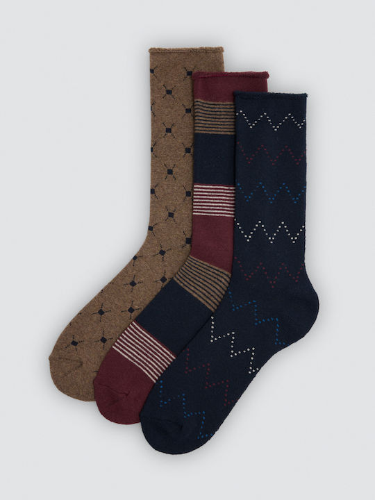 Ysabel Mora Herren-Thermosocken Mehrfarbig