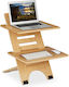 Relaxdays Tăviță pentru laptop maro 10046347