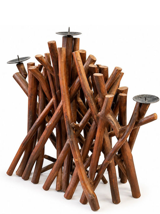 Inart Candle Holder 46x20x42cm