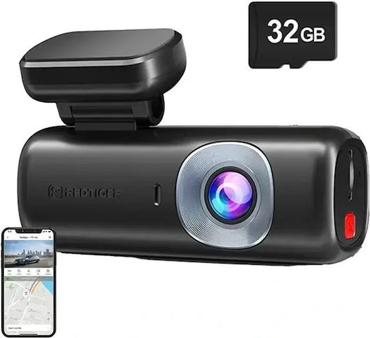Redtiger F9 Lite Spiegel-Set mit 4K-WLAN-GPS-Autorekorder und Rückfahrkamera