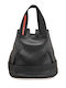 Women's Black Shopper Bag