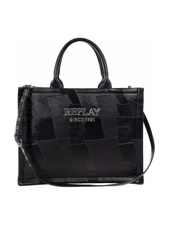 Replay Women's Croco Tote Bag