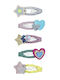 Mimi & Lula Hearts And Stars Kids Hair Accessories Set with Bobby Pin / Hair Clip / Headband / Star Rubber Band 5 Pieces