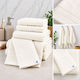 Pucioasa Prosop de Baie Hotelier 140x70 cm Alb cu Greutatea de 600 gsm