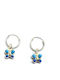 Amalfi Accessories Kinderohrringe Schmetterlinge aus Silber