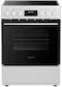 Davoline CMFW 1100 WH 70L Stove with Ceramic Hobs W60cm White