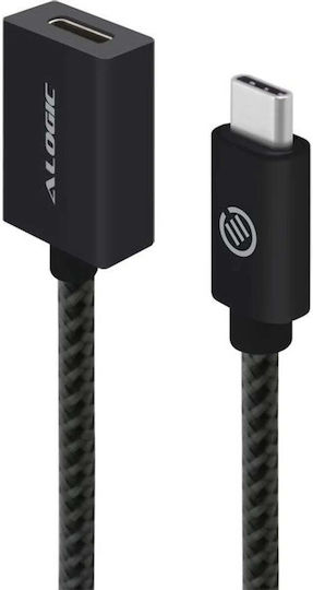 Alogic MU31CC-EXT-050BLK USB-C-auf-USB-C-Konverter, männlich auf männlich