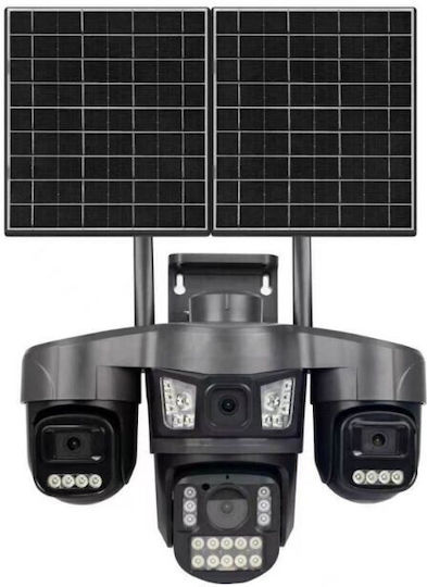 RL17038 IP Quad Wi-Fi/4G Водоустойчива Камера за Видеонаблюдение на Батерии с Двупосочна Комуникация