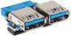 InLine USB External USB Internal Blue 33444i