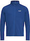 Herren Fleecejacke mit Kapuze Blau