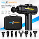 VSL Sports Hypergun Massage Gun for the Neck, Waist, Back, Legs, Body, Hands & Soles, Anti-Cellulite with Vibration