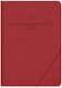 adBook Εβδομαδιαίο Planner 2027 Κόκκινο 13x21εκ.