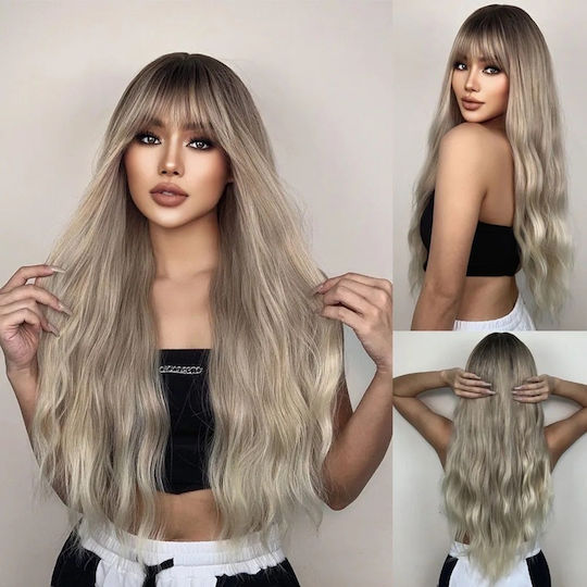 Animis Beauty Wig with Synthetic Hair in Blonde Color 65cm