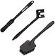 Oxford Motorcycle Drivetrain Brushes Pro Ox339 – Set Profesional de 3 Perii pentru Curățarea Lanțului și Pinioanelor