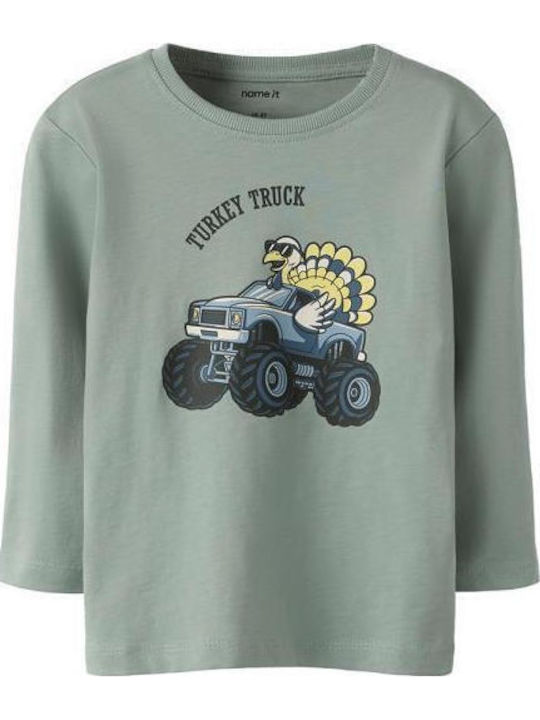 Name It Kids Long-Sleeved Green Top