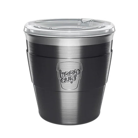 Keep Cup Pahar Termos din Oțel Inoxidabil / Plastic 170ml Antracit Thermal QuickSip XS Nitro