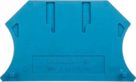 Weidmuller Endplatte Blau Wap 2.5-10 Bl 1050080000 50 Stk