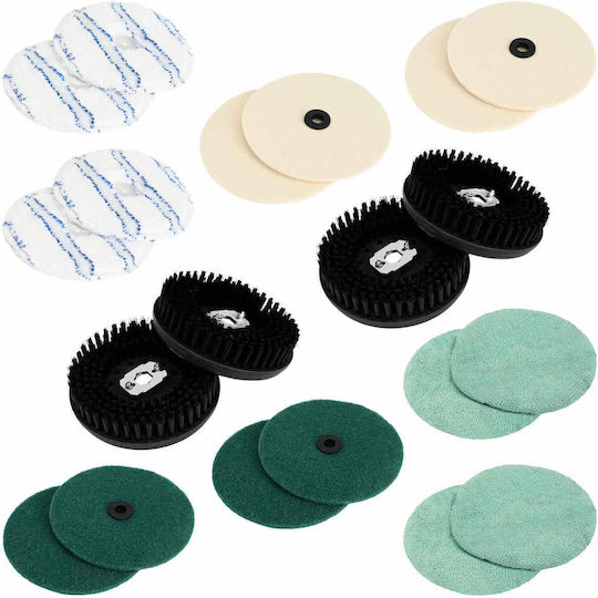 vidaXL Floor Polisher Pad Set 20 Pcs Ø 14 cm