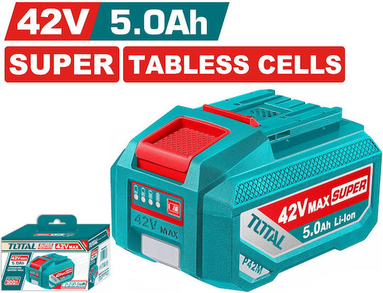 Total 42V Lithium Tool Battery with 5Ah Capacity