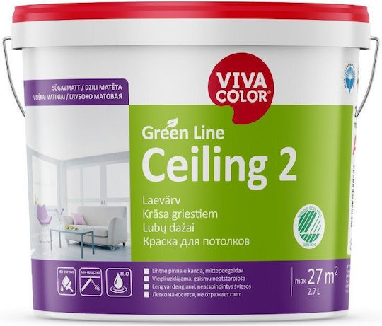 VivaColor Vopsea Lavabilă Verde 2.7 l