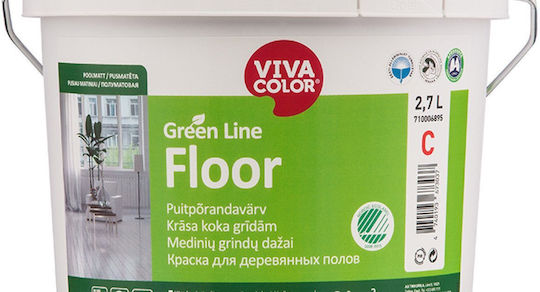 VivaColor Пластмасова Акрилна Акварел За Стайна Употреба Green Line 2.7л
