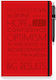 Innostat Opus Tagesagenda B6 2027 Rot 12x17 cm