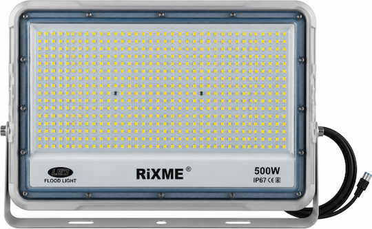 Rixme Στεγανός Προβολέας LED 500W IP67