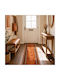 vidaXL Flornes Orange Runner Rug 67x400cm