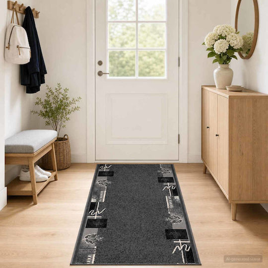 vidaXL Flornes Rectangular Rug Grey 100x300 cm
