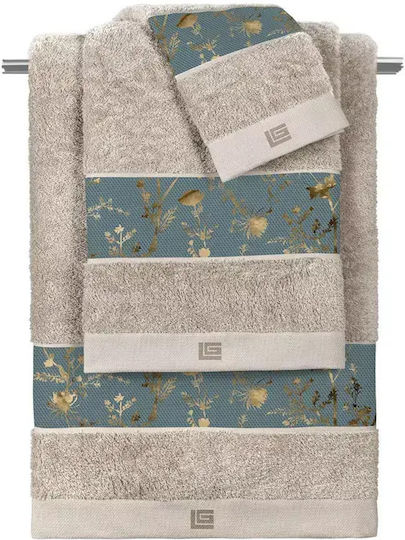 Guy Laroche Badetuch-Set 3 Stück Natural mit einem Gewicht von 500 g/m²