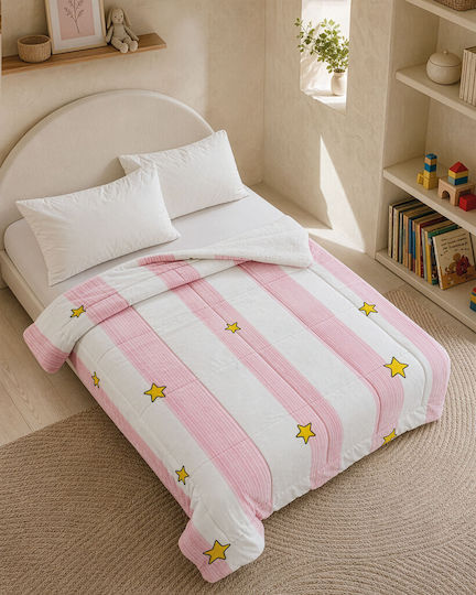 Rythmos Kinderbettdecken Einlagige Kinderbettdecke Pink 160x220 cm