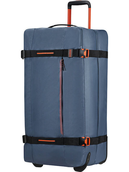 American Tourister Track Duffle Large Travel Suitcase Blue Height 79cm