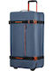 American Tourister Track Duffle Large Travel Suitcase Blue Height 79cm