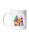 Winter, Ren, Crăciun, Copac Cană Ceramică de Crăciun cu Reni 330ml (cu Personalizare)