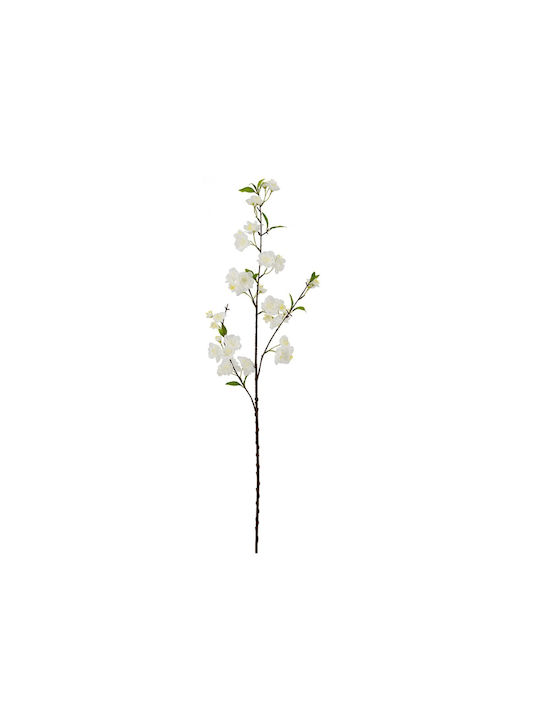 Künstlicher Dekorationszweig Kirschblüte Weiß 9...