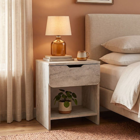 Mida Wooden Ecru 45x40x52cm Mida Wooden Ecru 45x40x52cm