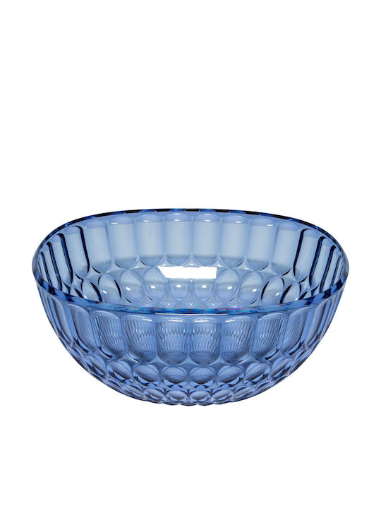 Guzzini Vanity Σαλατιέρα Γυάλινη Μπλε 25x25x10.9cm
