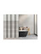 Guy Laroche Fabric Shower Curtain with Grommets 180x185cm 68 Smoke