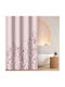 Guy Laroche Fabric Shower Curtain with Grommets 180x185cm Amethyst