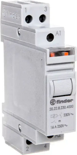 Finder Βιομηχανικό Ρελέ 230V 20.22.8.230.4000