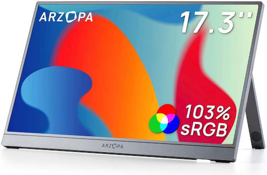 Z1C Plus IPS HDR Portable Monitor 17.3" FHD 1920x1080 Grey