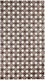 Sidirela E-3119-2 Bathtub Mat with Suction Cups Brown 36x68 cm